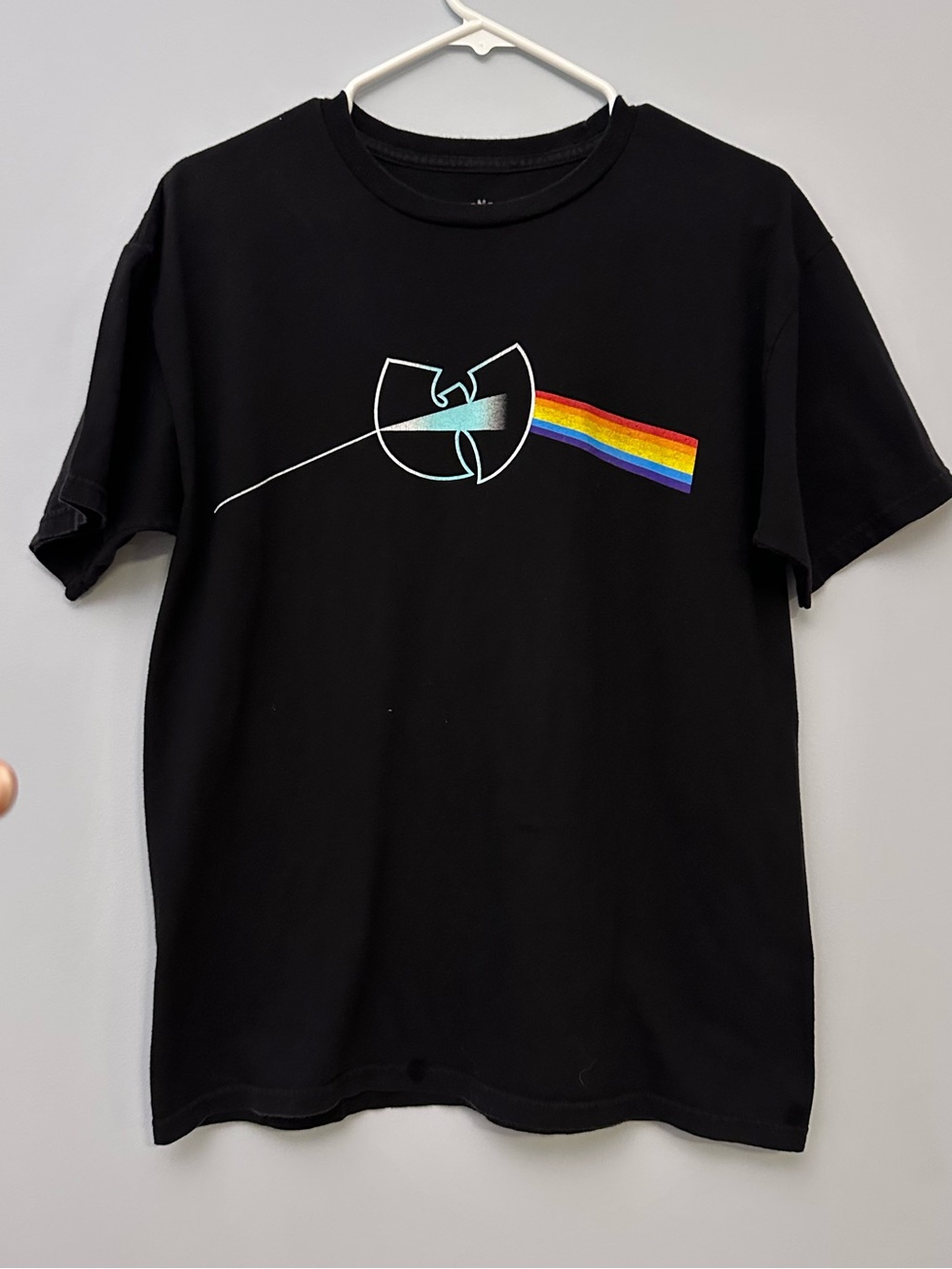 Vintage Wu-Tang Brand Limited Pink Floyd Dark Side Moon Mashup Tee 2000s Medium